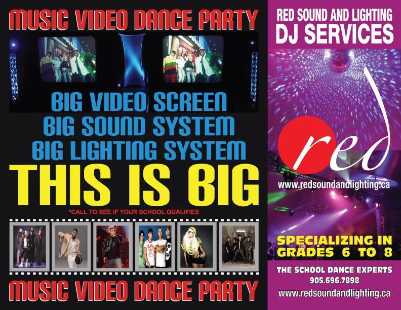music video dance party grades 6 to 8